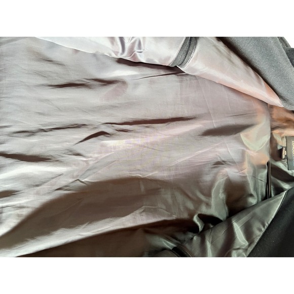 London Fog Men's Black Wool Blend Car Coat Size M/M - Picture 5 of 6